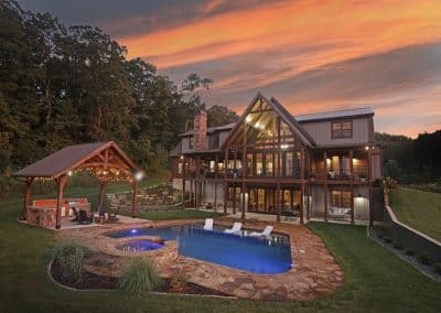 Scenic Heaven the Custom Log Home in Blue Ridge Georgia