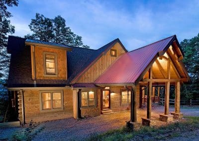 Chestnut Lodge a Custom Log Home in Blue Ridge Georgia
