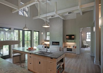 An industrial vibe gives this space a great look and feel. Ellijay, Georgia